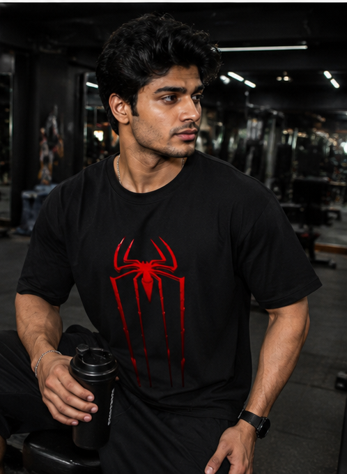 Spider Man Classic Black T-Shirt